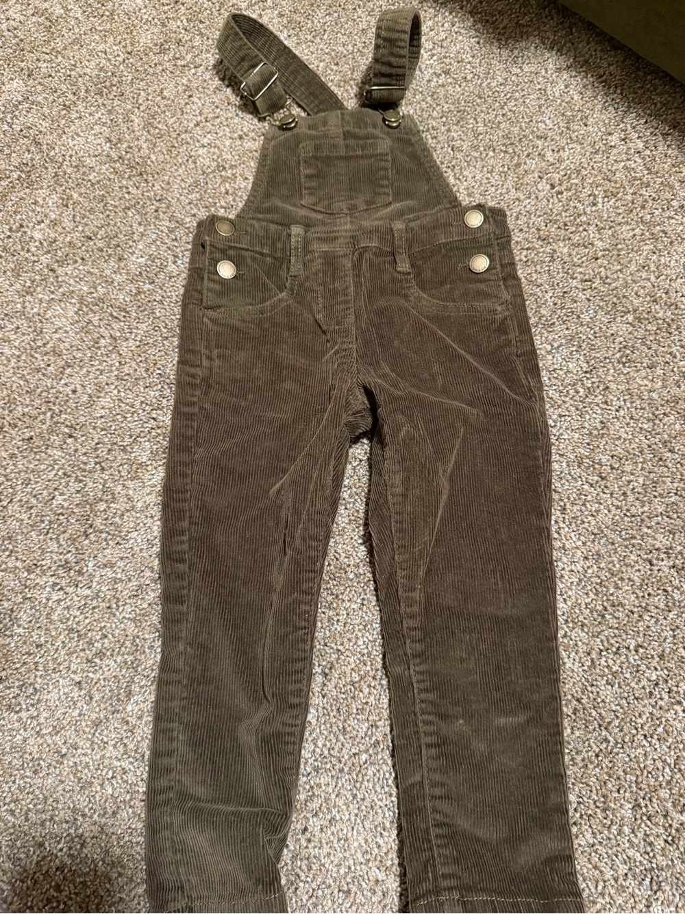 JAMIE KAY Brown Corduroy Overalls